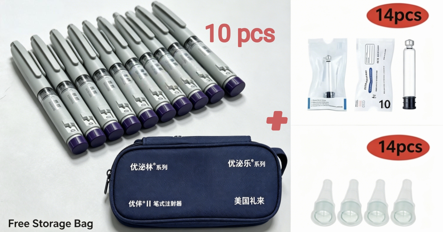 Lilly Disposable Tirzepatide/Peptide/Insulin Empty Pen Injector-weight loss–3ml Adjustable Pen for Weekly Subcutaneous Injection