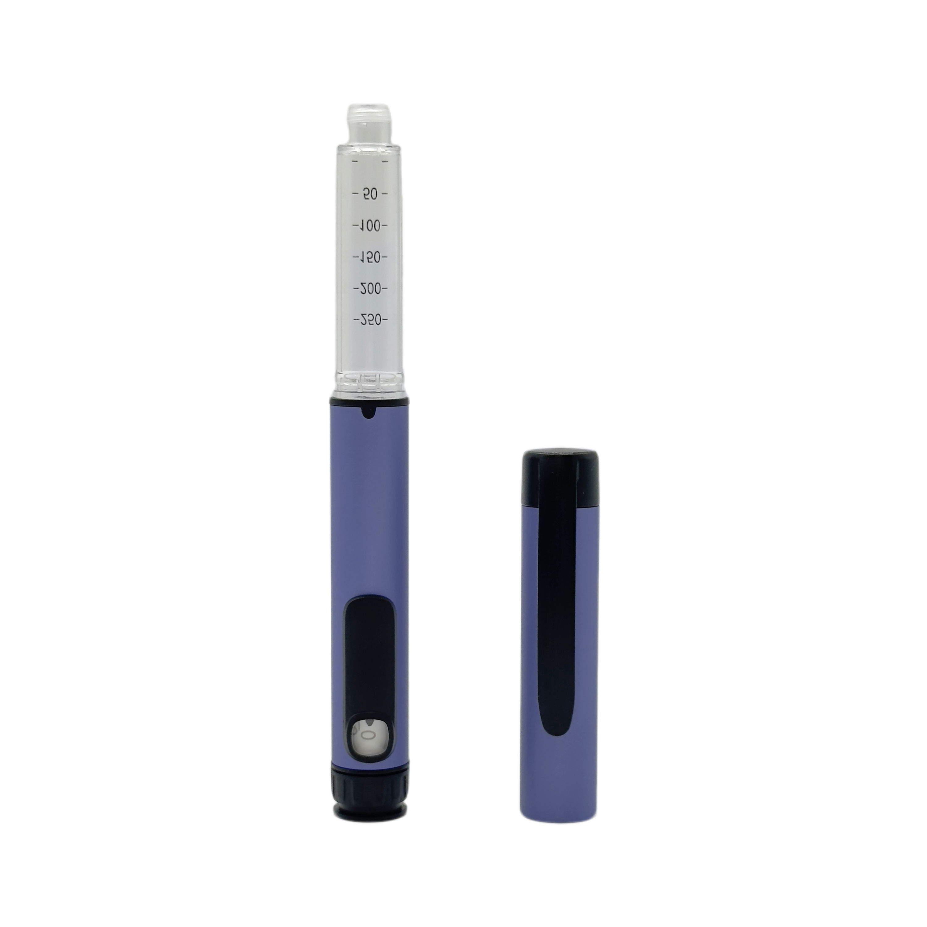 V1 Reusable Injection Pen 0-80 Units Adjustable Dose Pen Device 3ml Cartridge Compatible Matte Finish — view 4