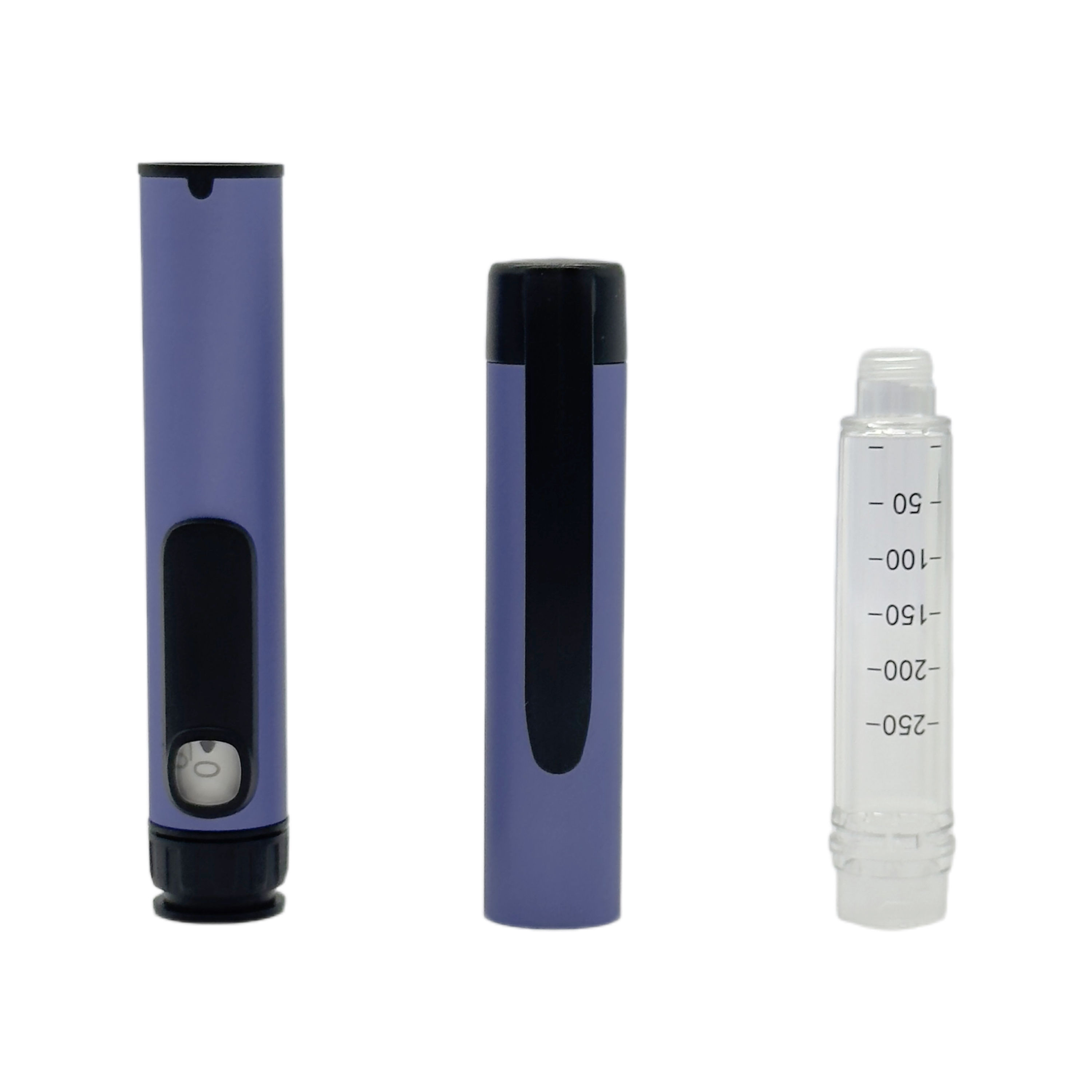V1 Reusable Injection Pen 0-80 Units Adjustable Dose Pen Device 3ml Cartridge Compatible Matte Finish — view 5