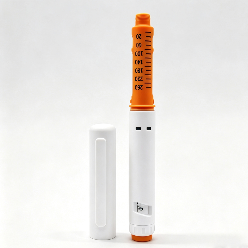 Disposable Insulin/Peptide Injection Pen, Compatible with 3ml Cartridge，Dose scale is precise and adjustable — view 5