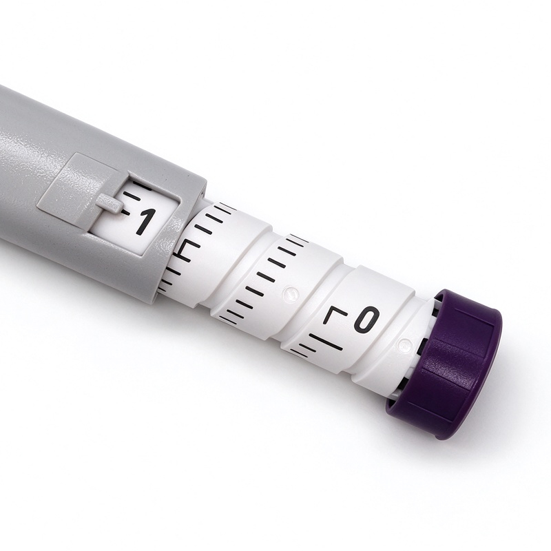 Lilly Style Disposable Adjustable Dose Pen Injector, 3ml Cartridge for Peptide / Tirzepatide / Insulin, Snap-fit Disposable Injection Pen — view 6