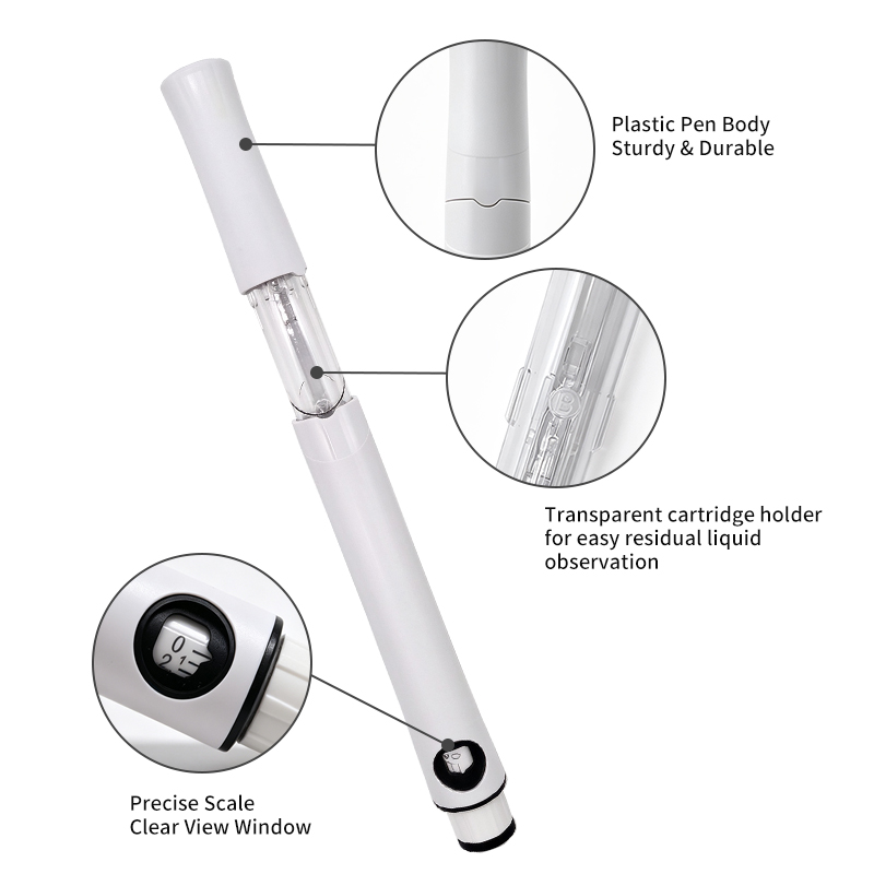 Disposable Adjustable Dual-chamber Injection Pen, 4ml, 50IU Insulin Injection — view 2