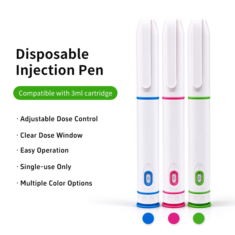 Disposable injection pen, professional grade 3ml, 10mg injection pen