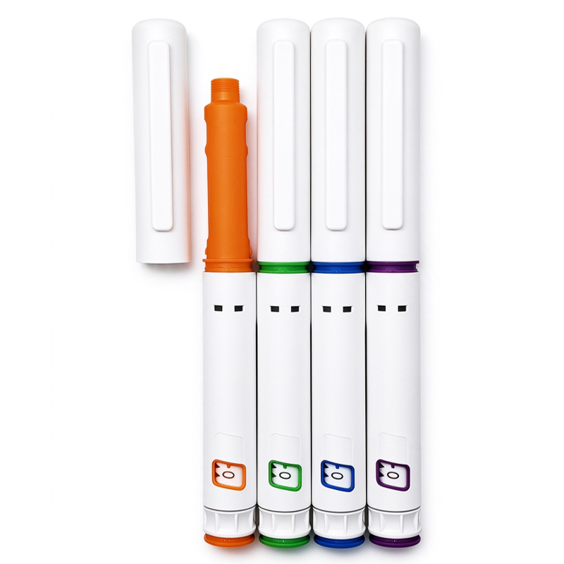 Single-use 10mg injection pen. 3ml capacity product photograph