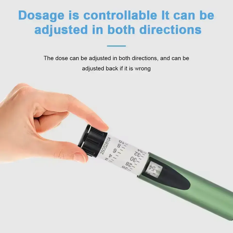 V4 Premium Reusable Injection Pen 0-60 Units Adjustable Dose Pen Device 3ml Cartridge Compatible OEM ODM — view 4