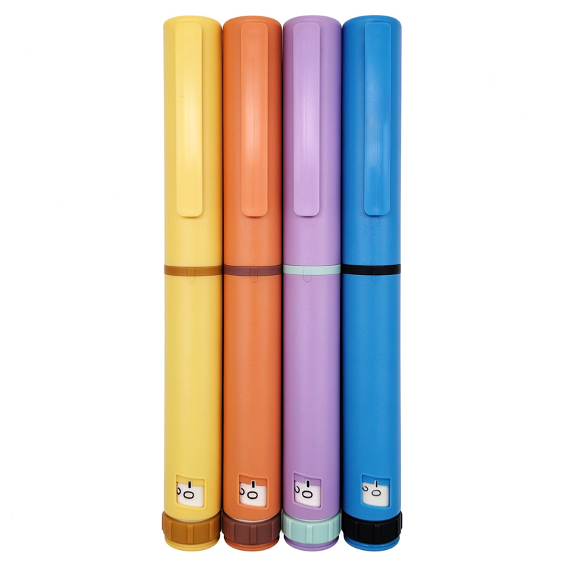 Reusable Colorful Plastic Injection Pen, Compatible with 3ml Cartridge, Easy Operation & Durable — view 3