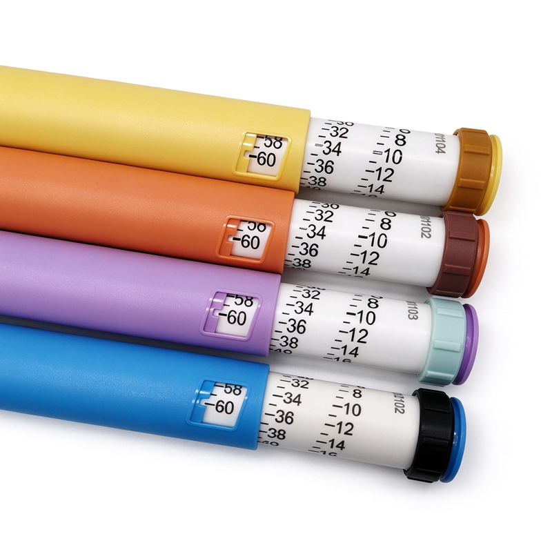 Reusable Colorful Plastic Injection Pen, Compatible with 3ml Cartridge, Easy Operation & Durable — view 2