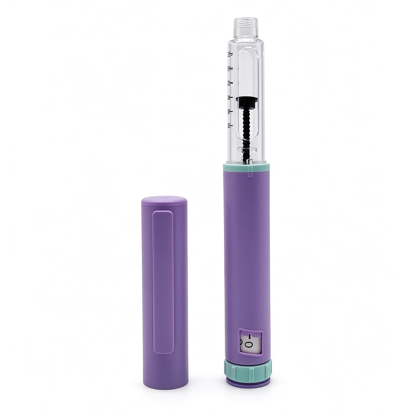 Reusable Colorful Plastic Injection Pen, Compatible with 3ml Cartridge, Easy Operation & Durable — view 7